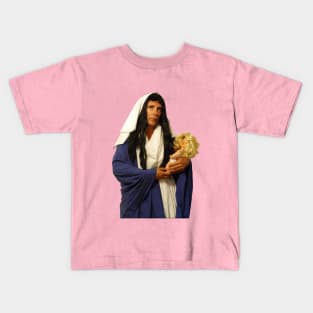 Mary & Baby Farrah Raym Kids T-Shirt